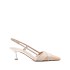Roberto Festa slingback FALARA in tessuto e raffia beige