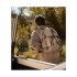 Orciani Jones Safari backpack in canvas and leather