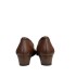 Women's PANTANETTI decolette in leather delavè old brandy