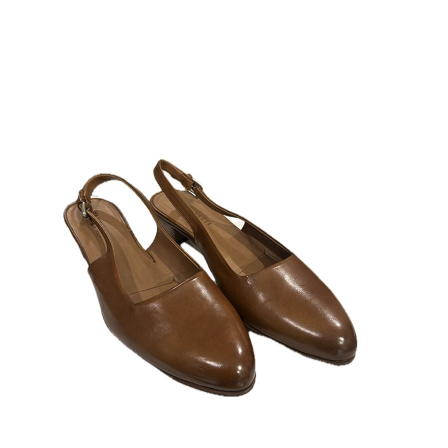 PANTANETTI donna anfibietto con zip e laccio in pelle delavè colore bordeaux