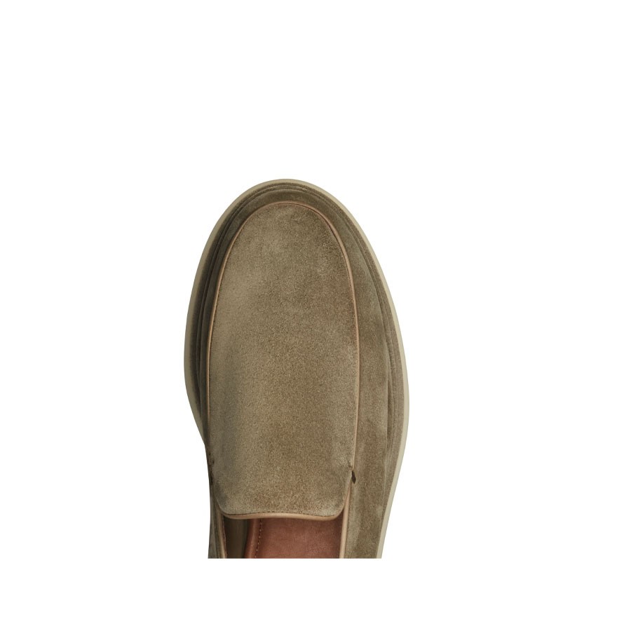 FRATELLI ROSSETTI AVIGNONE moccasin in muschio suede