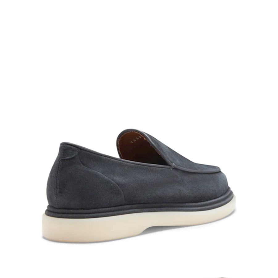 FRATELLI ROSSETTI mocassino in suede oceano Avignone