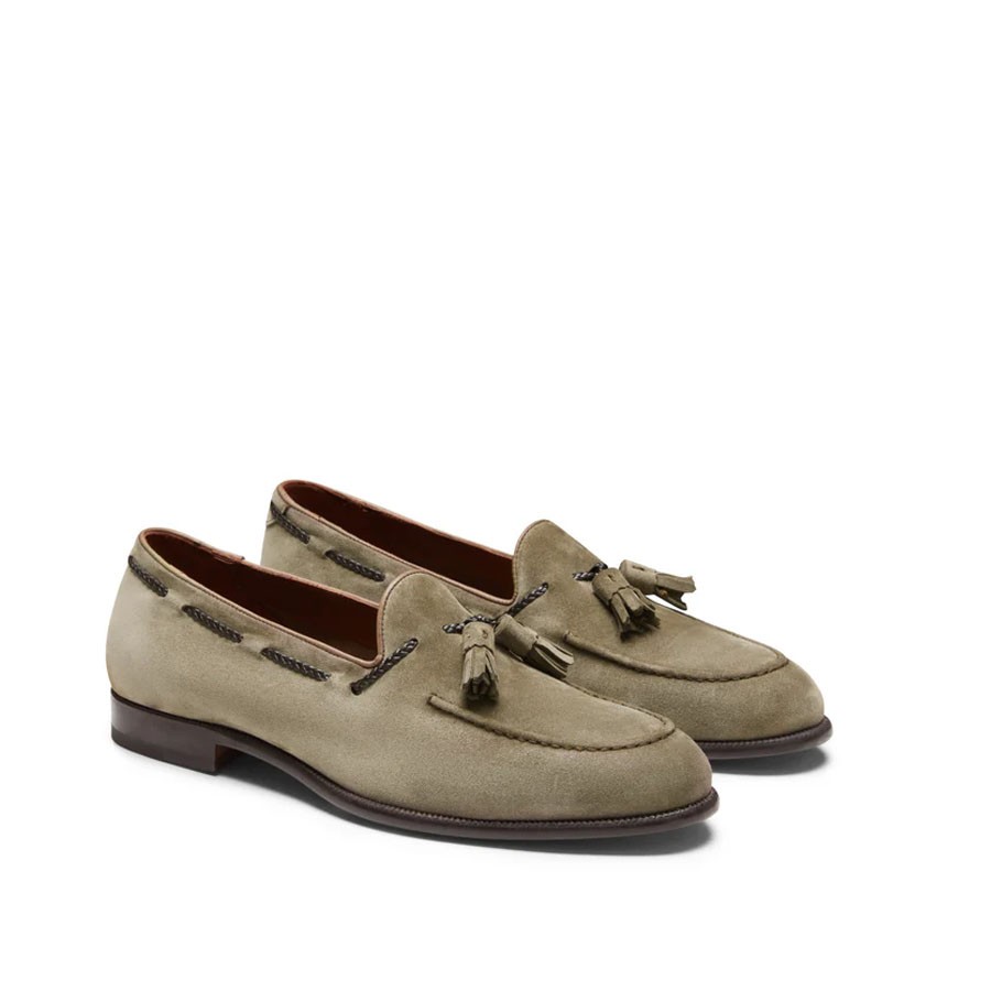 FRATELLI ROSSETTI BRERA moccasin in mosse suede