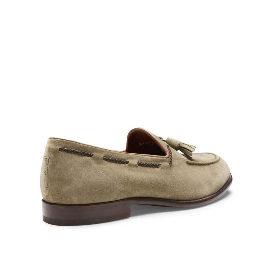 FRATELLI ROSSETTI mocassino BRERA  in camoscio muschio