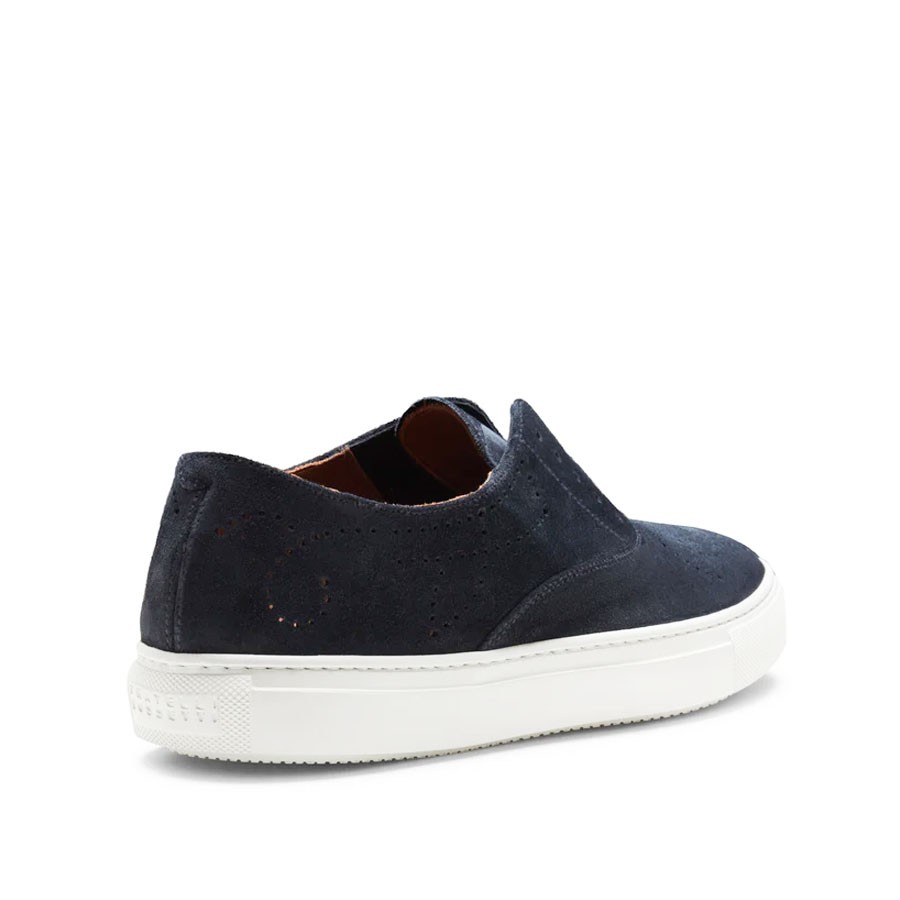 FRATELLI ROSSETTI hobo sport in suede blu oceano