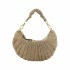 Campomaggi Luna medium pleated shoulder bag in ice leather