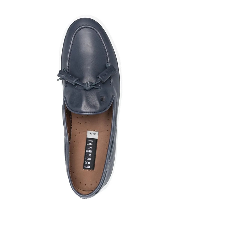 FRATELLI ROSSETTI Brera sport in pelle batik blu