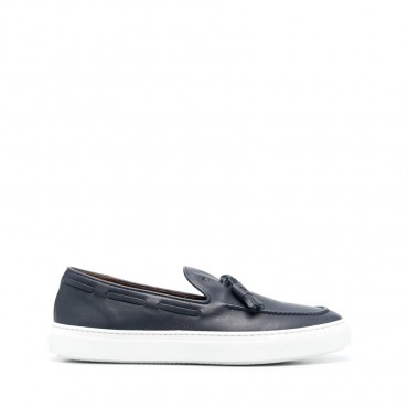 FRATELLI ROSSETTI Brera sport in pelle batik blu
