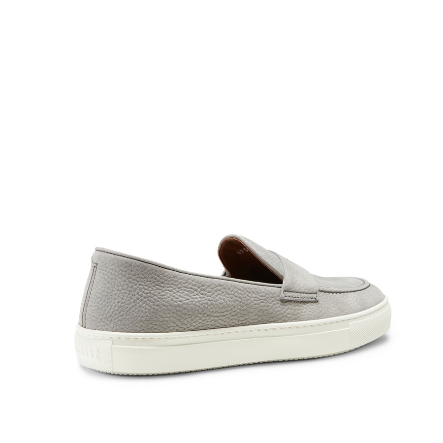 FRATELLI ROSSETTI mocassino hobo sport in pelle grigio