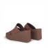 Vic Matiè mule sandal wedge sandal K10 Block ebony leather bands