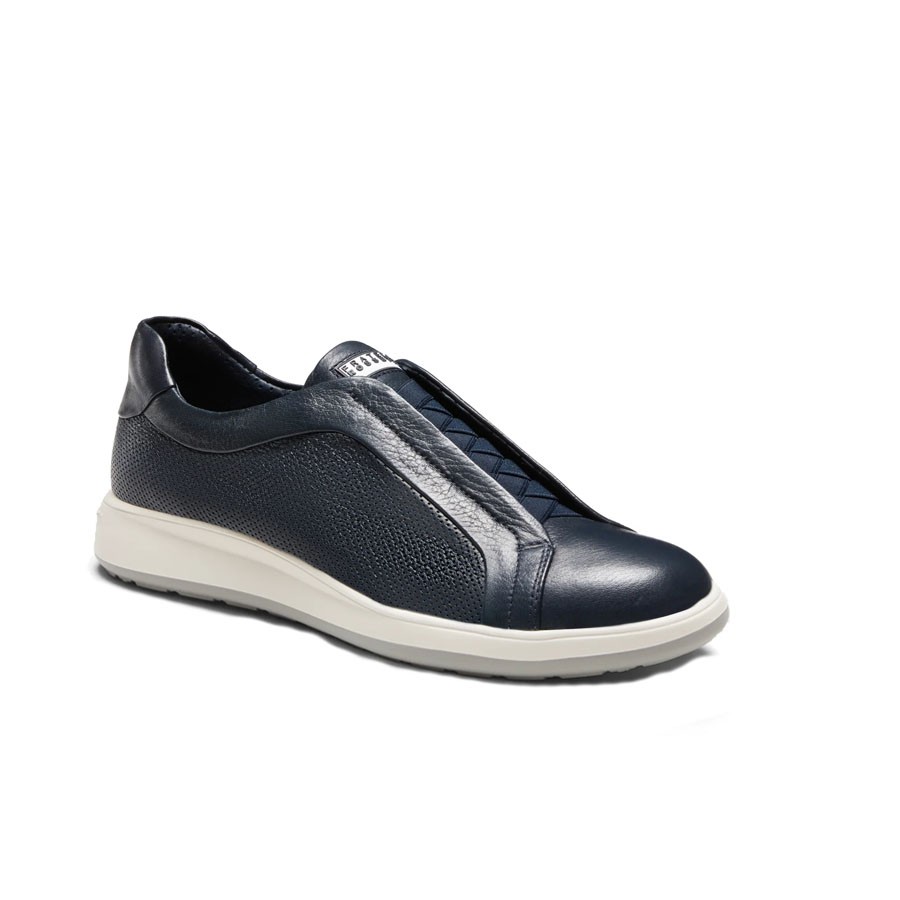 FRATELLI ROSSETTI Men's navy blue leather sneakers