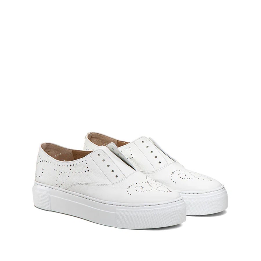 Women's sneakers F.lli Rossetti Hobo sport leather white