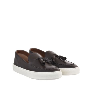 BROTHERS ROSSETTI Brera sport in ebony nappa