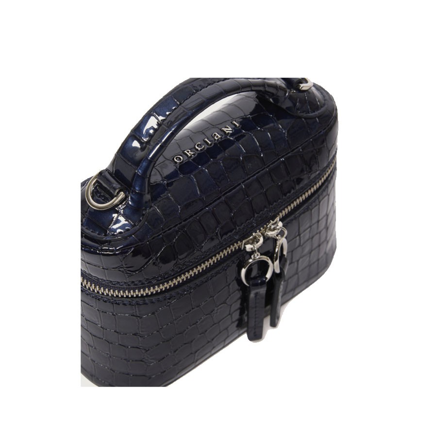 ORCIANI Mini bag Joy Coconut Glow in coconut print leather