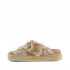 Mou Criss-cross multicolor raffia sandal Primavera