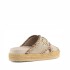 Mou Criss-cross sandal metal stitching Calk