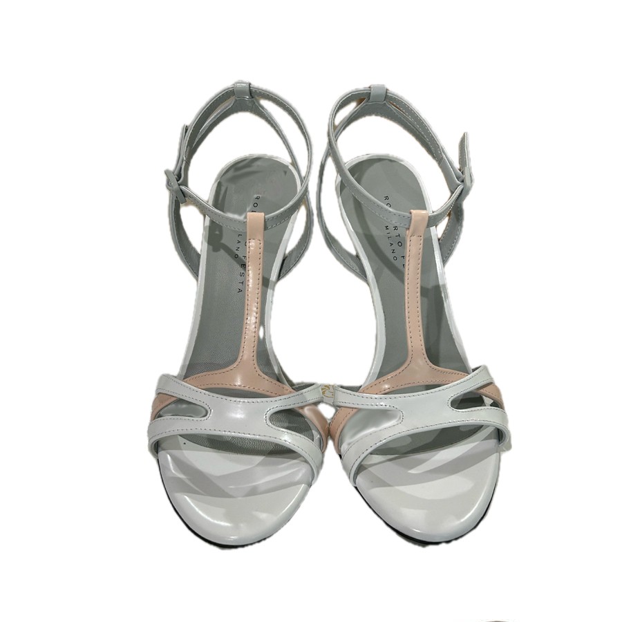 Roberto Festa Sandalo ROSIE  in pelle spazzolata multicolor