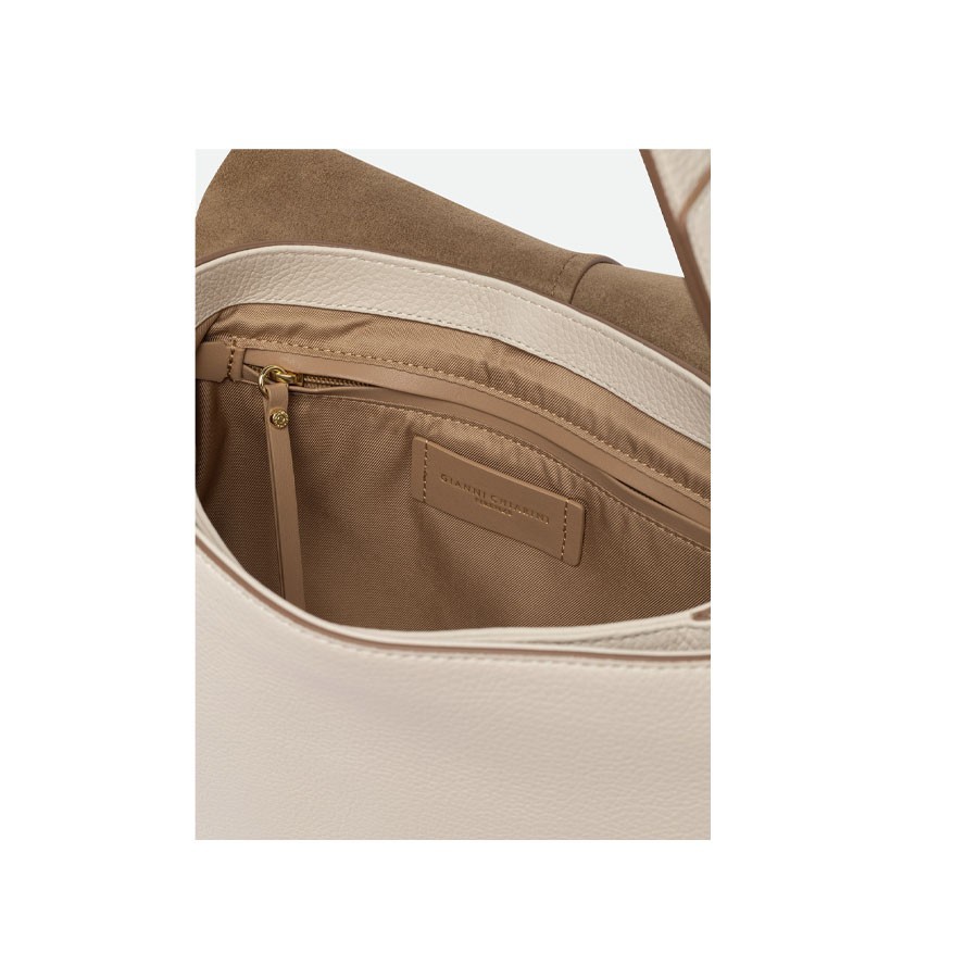 Gianni chiarini HELENA ROUND big shoulder bag in  leather