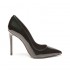 Rago collection decolte Pump donna tacco 100 pelle vernice nero mod z04