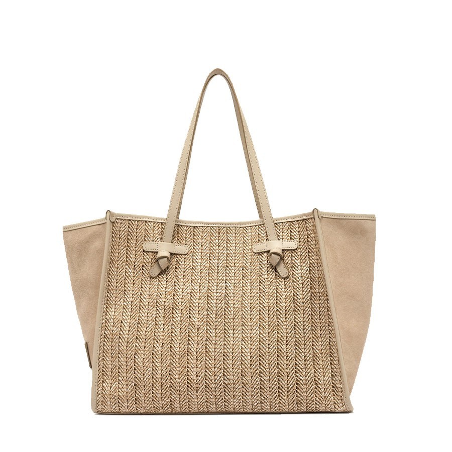 Gianni Chiarini MARCELLA Raffia Shoulder Bag