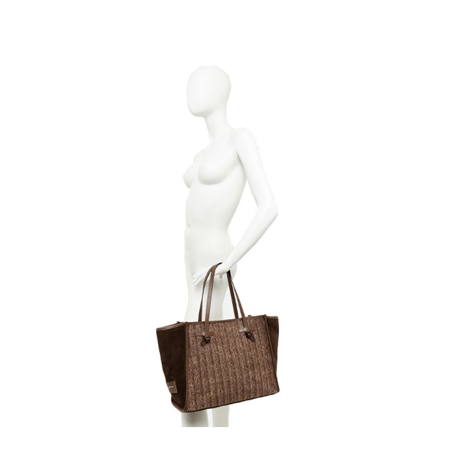 Gianni chiarini Borsa a spalla MARCELLA in Raffia