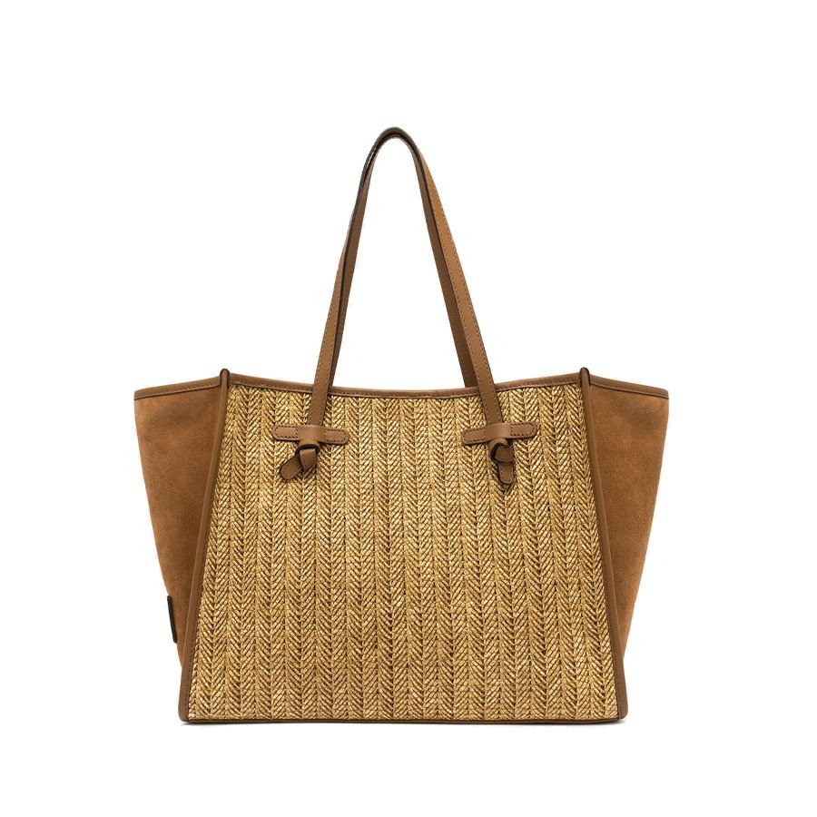 Gianni chiarini Borsa a spalla MARCELLA in Raffia