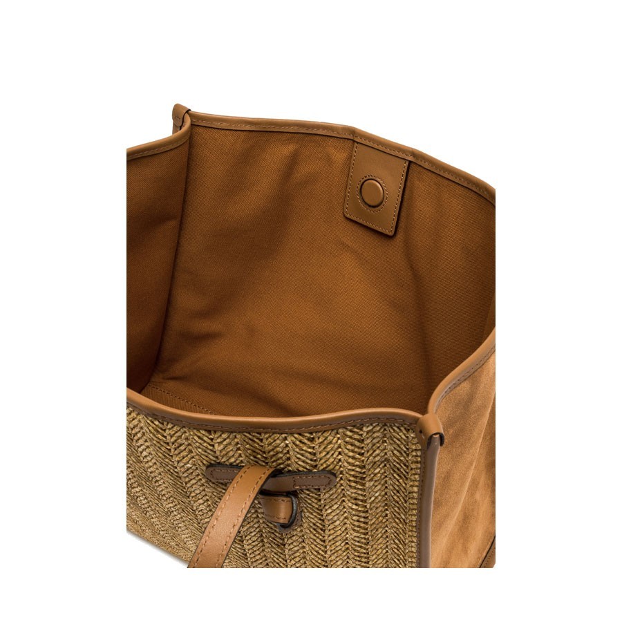 Gianni Chiarini MARCELLA Raffia Shoulder Bag