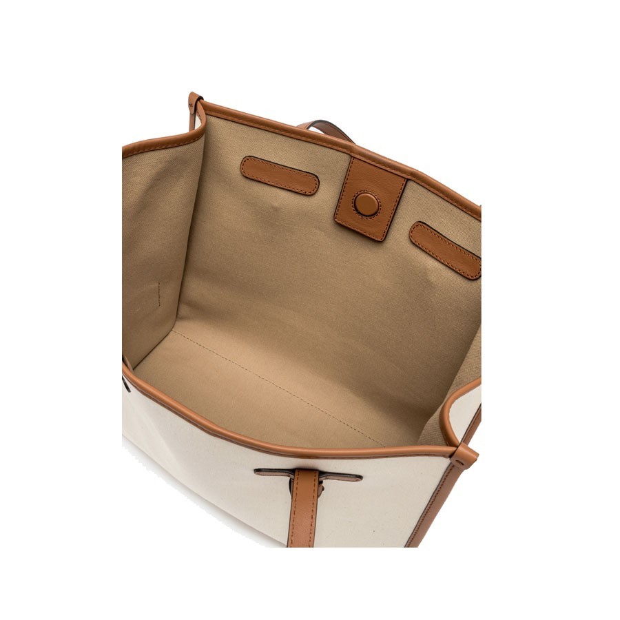 Gianni Chiarini MARCELLA shoulder bag in cream-rope-caramel fabric