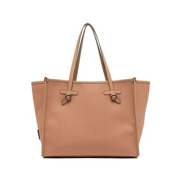 Gianni chiarini Borsa a spalla MARCELLA in tessuto  blush-panna-clay