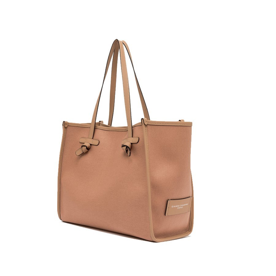Gianni chiarini Borsa a spalla MARCELLA in tessuto  blush-panna-clay