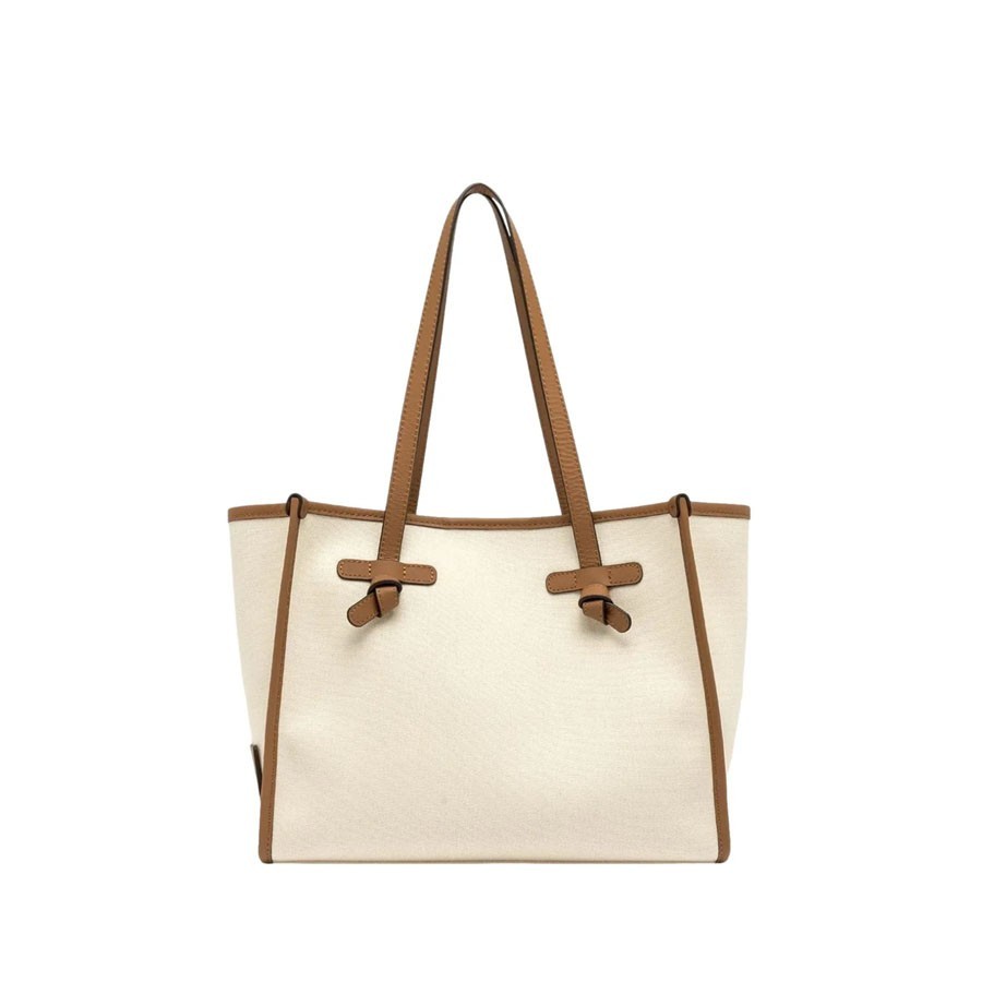 Gianni chiarini Borsa a spalla MARCELLA  media in tessuto  blush-panna-clay