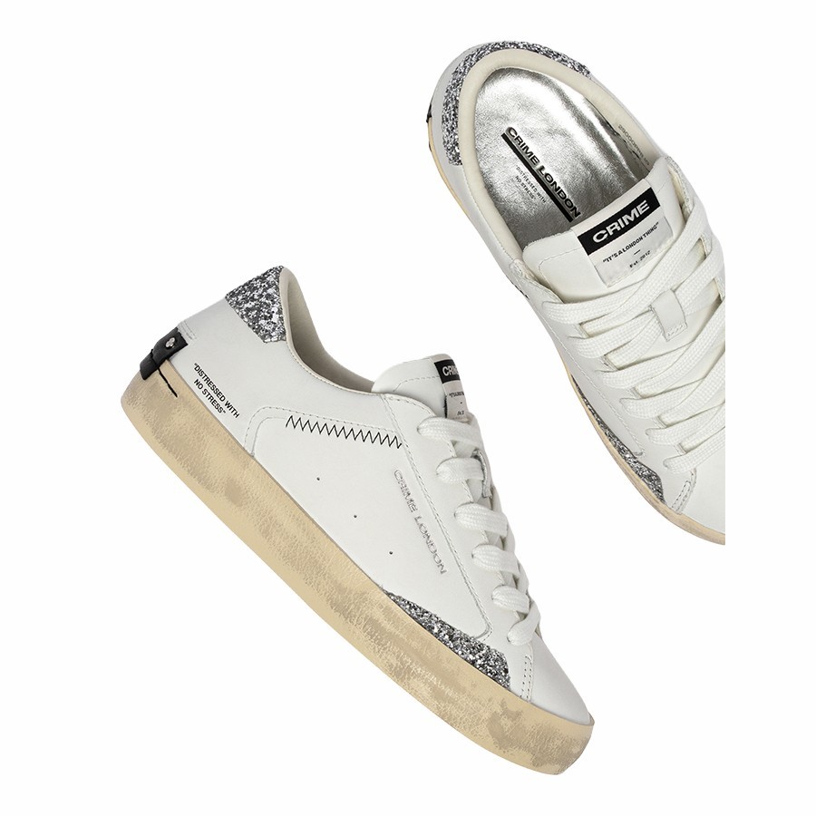 Crime London Distressed Spring Frost women's sneakers