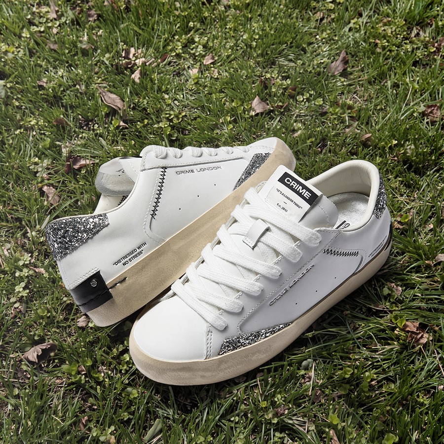 Crime London Distressed Spring Frost women's sneakers
