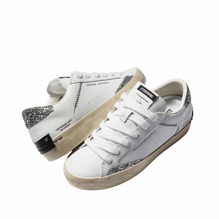 Crime London Distressed Spring Frost women's sneakers