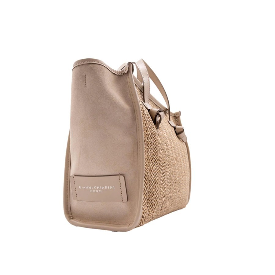 Gianni chiarini Borsa a spalla MISS MARCELLA 32 in raffia sabbia