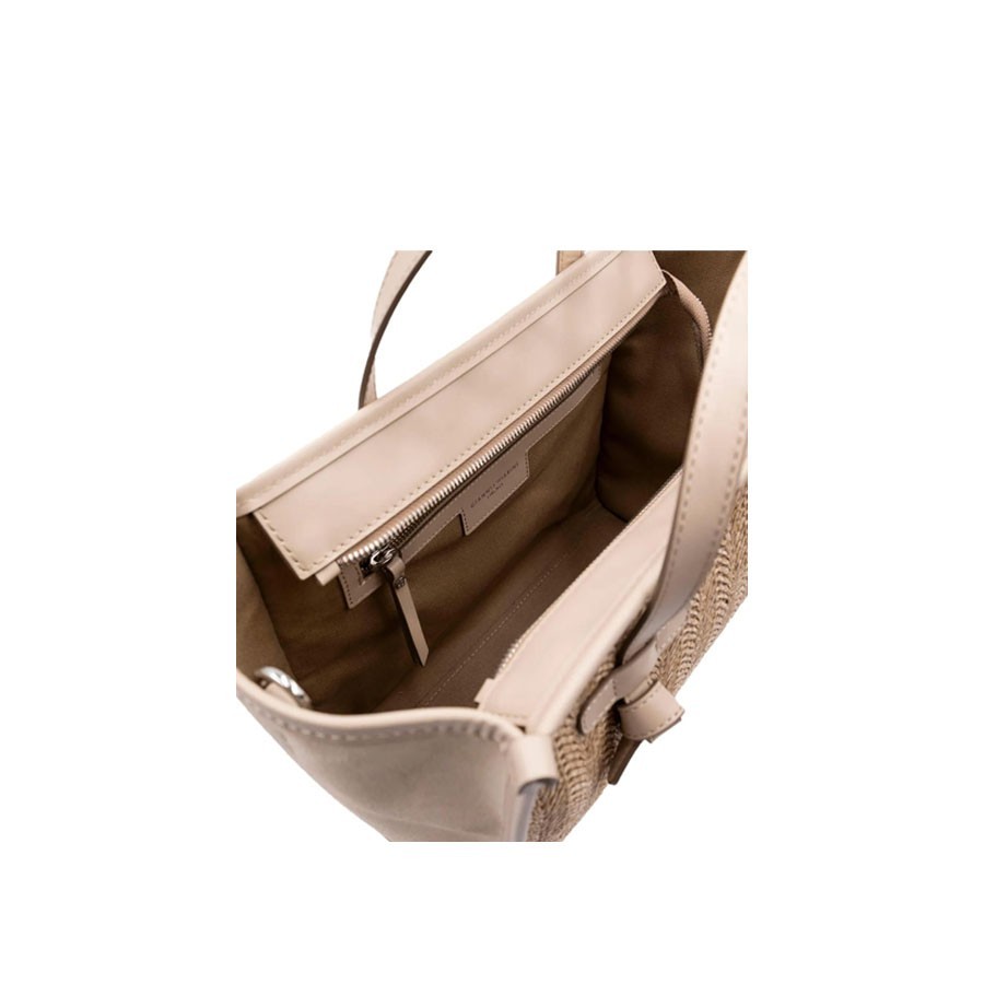 Gianni chiarini Borsa a spalla MISS MARCELLA 32 in raffia sabbia