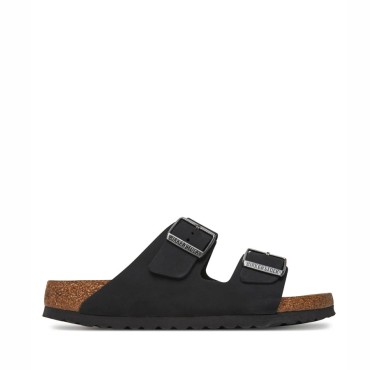 Birkenstock Arizona SFB women's sandal, black slides