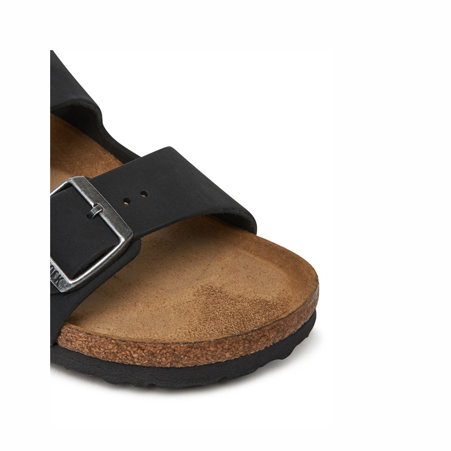 Birkenstock Arizona SFB women's sandal, black slides