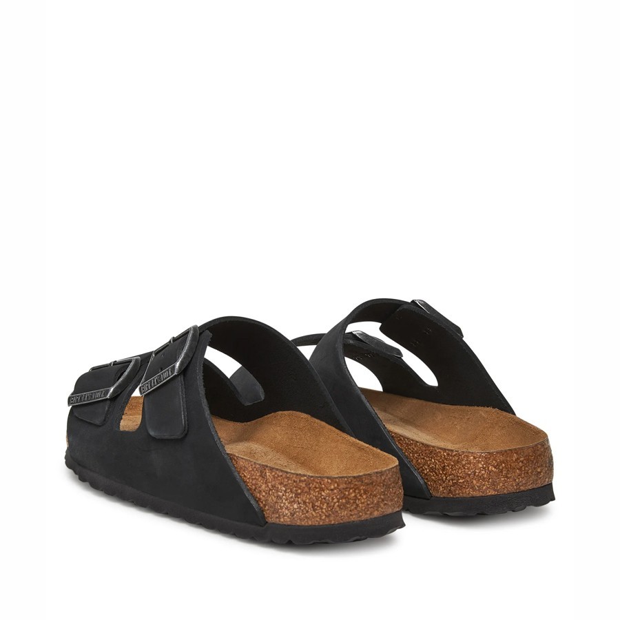 Birkenstock sandalo donna Arizona SFB slides nero