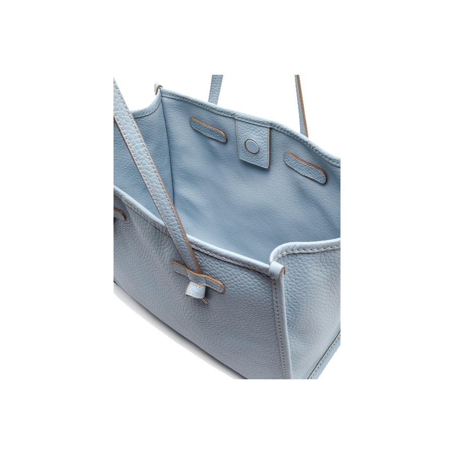Gianni chiarini MARCELLA medium shoulder bag in blush-panna-clay fabric