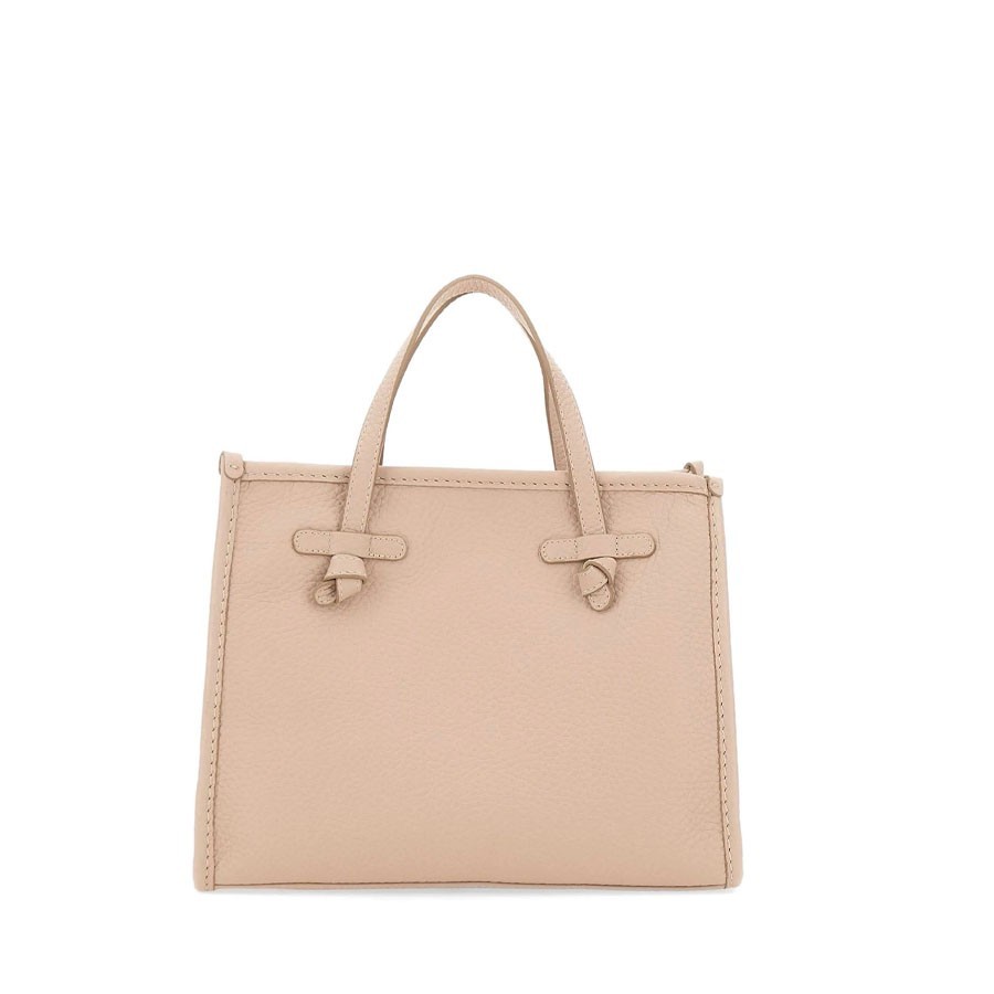 Gianni chiarini MARCELLA medium shoulder bag in blush-panna-clay fabric