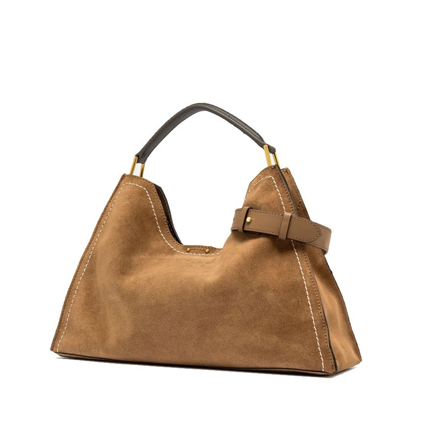 Gianni Chiarini AURORA handbag in caramel suede