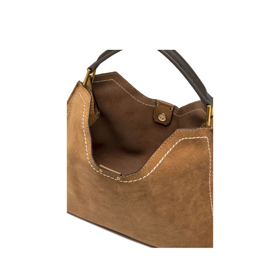 Gianni Chiarini AURORA handbag in caramel suede