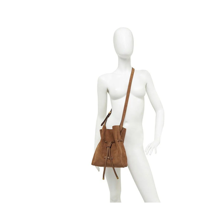 Gianni chiarini secchiello SIENNA in camoscio caramel