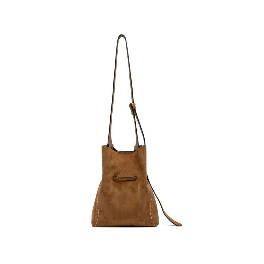 Gianni chiarini secchiello SIENNA in camoscio caramel