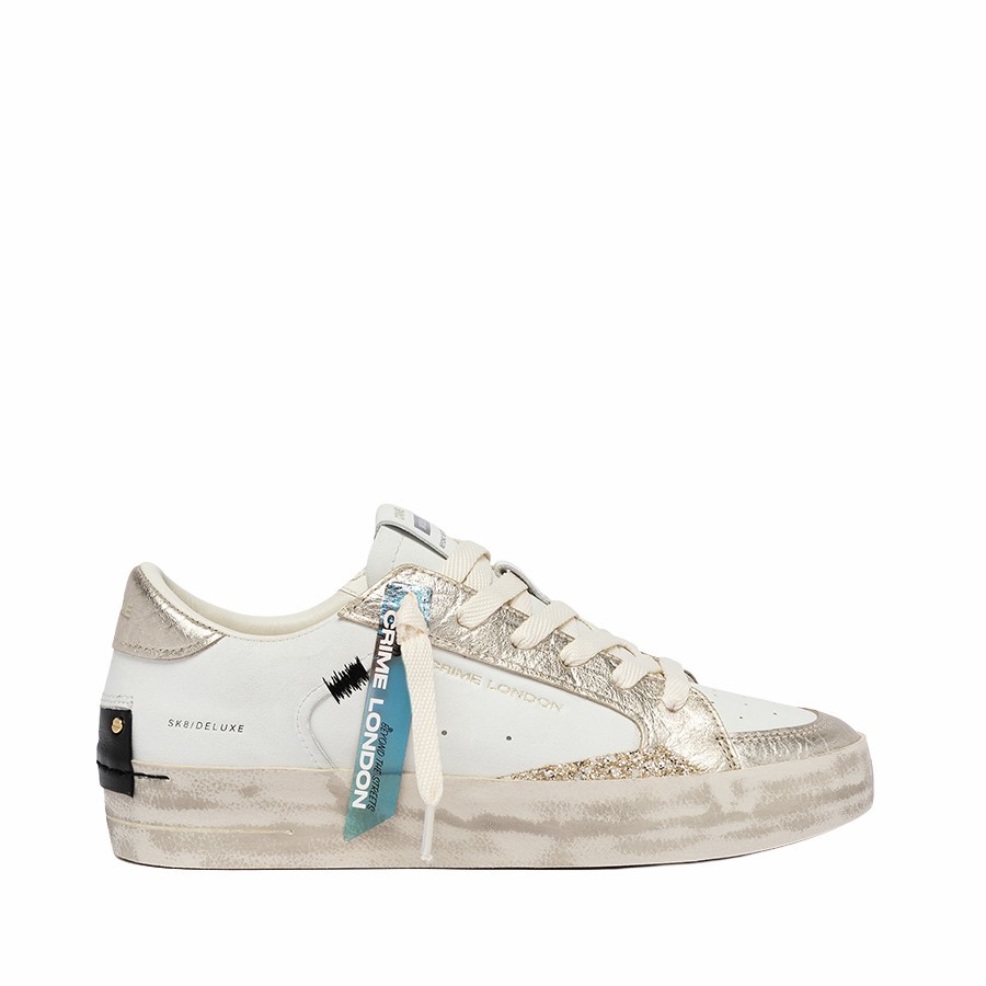 Crime London sneakers donna SK8 Deluxe Platinum Glow