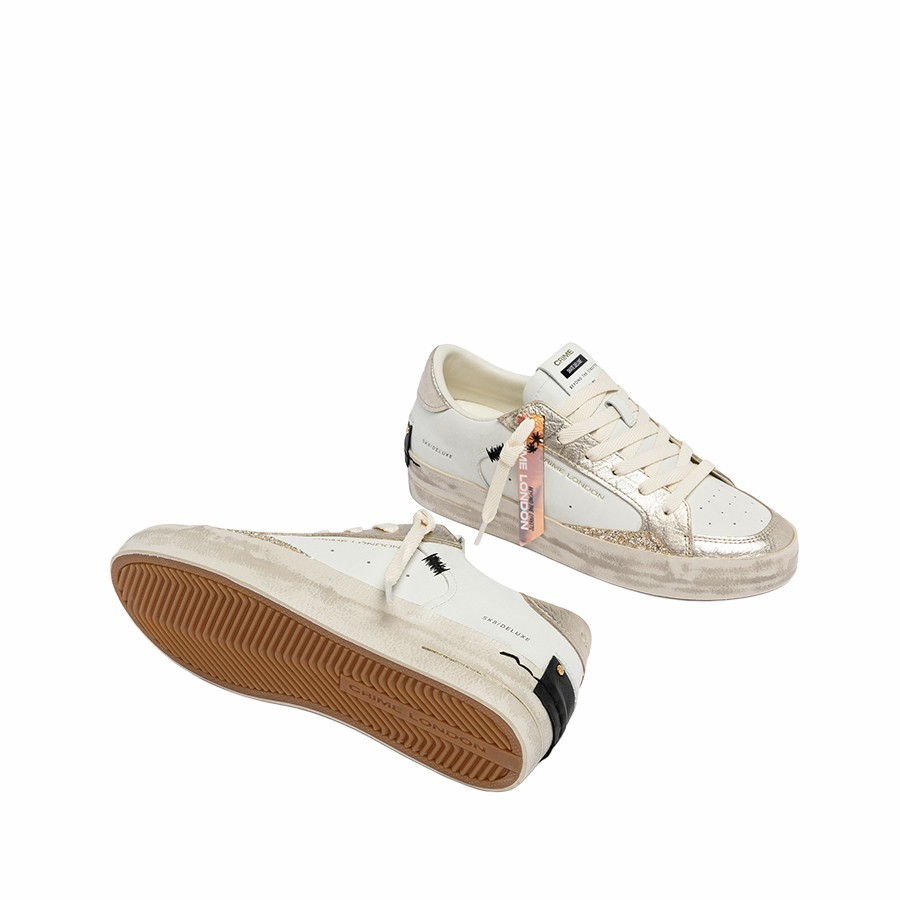 Crime London sneakers donna SK8 Deluxe Platinum Glow