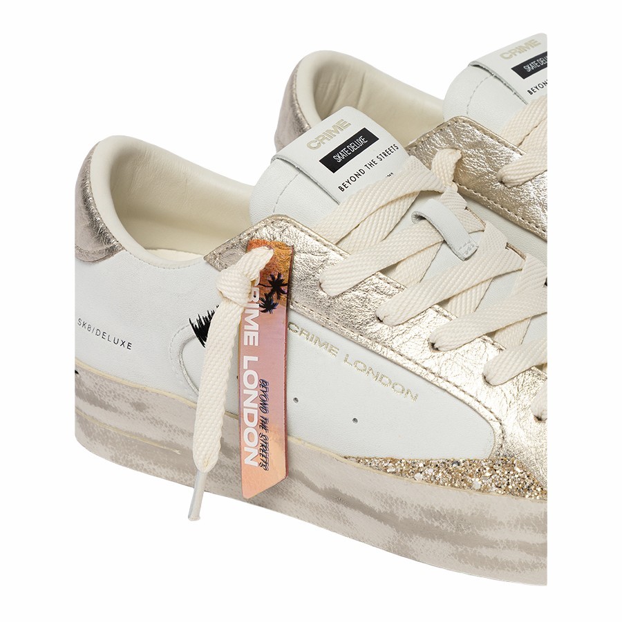 Crime London sneakers donna SK8 Deluxe Platinum Glow