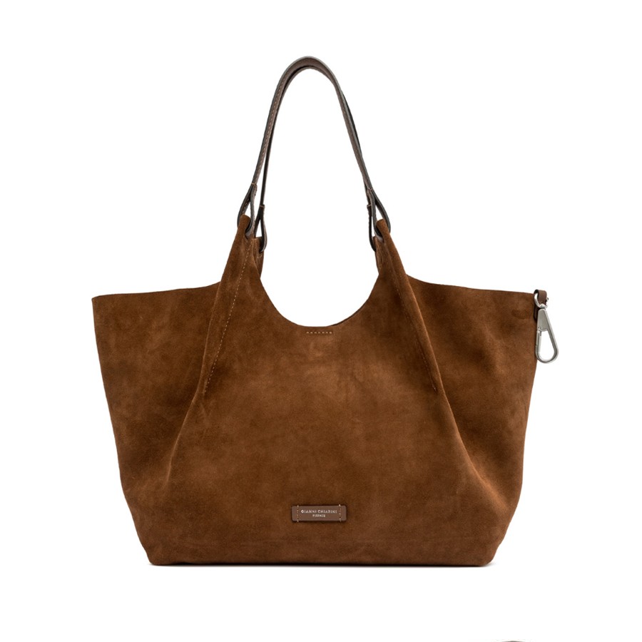 Gianni Chiarini DUA Suede Shoulder Bag
