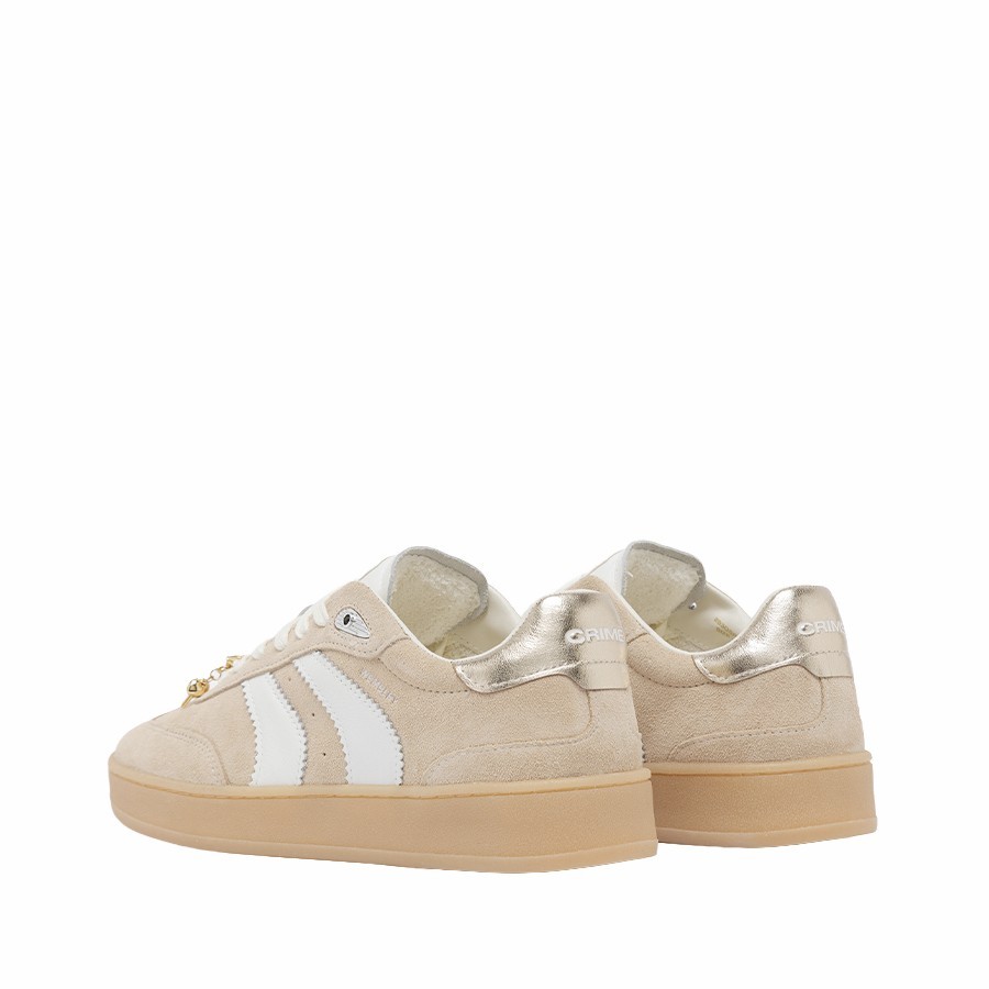 Crime London Wembley Royal Beige women's sneakers